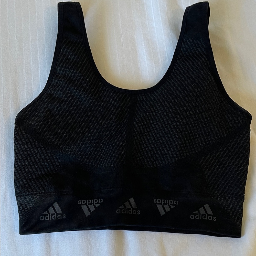 Adidas Black Performance Sports Bra